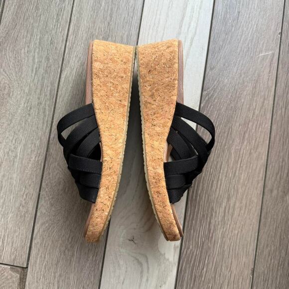 Black skechers cork platform sandals - Picture 3 of 7